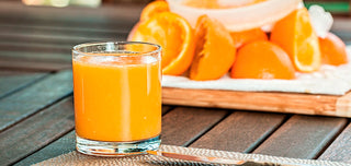 Find out how many calories an orange and natural juice have